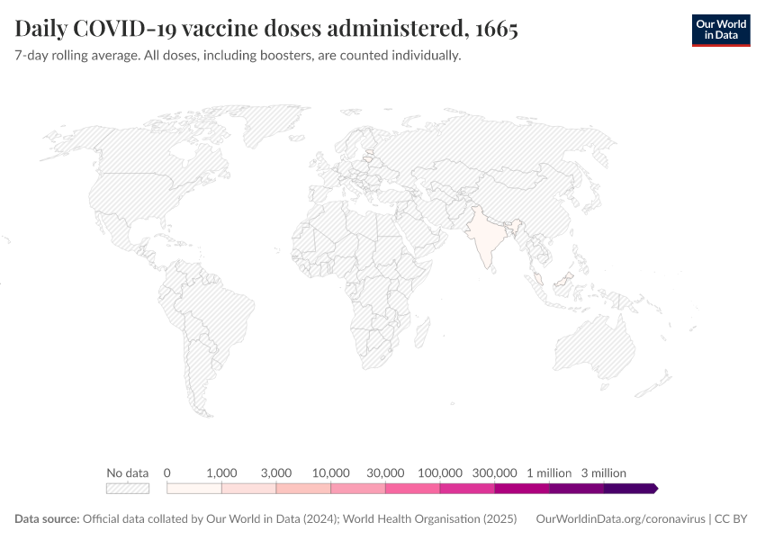 A thumbnail of the "Daily COVID-19 vaccine doses administered" chart
