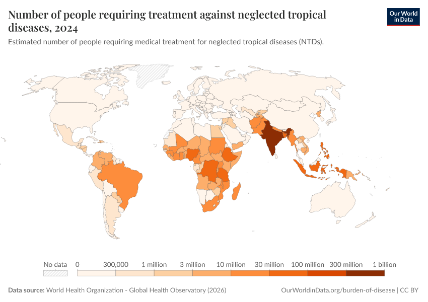 A thumbnail of the "Number of people requiring treatment against neglected tropical diseases" chart